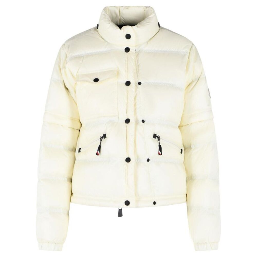Moncler Grenoble 'Mauduits' Ivory White Polyamide Down Jacket Women